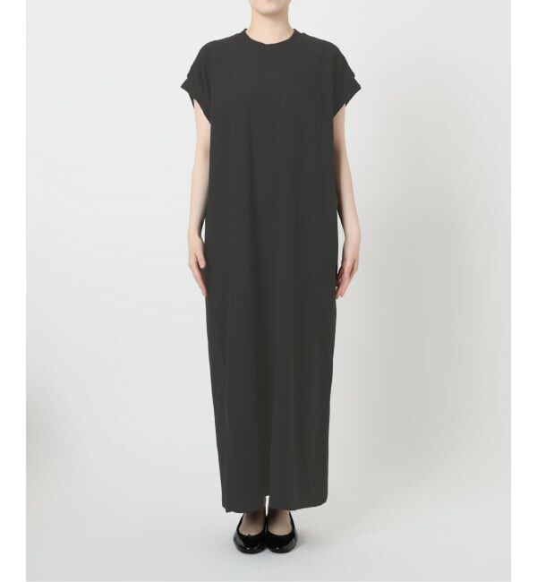 IENA「《追加》BLACK ポケットTドレス」|ワンピース|