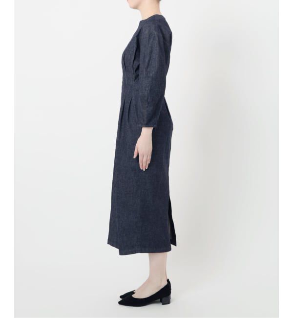 VERMEIL par iena「ストレッチデニムウエストシェイプワンピース」|ワンピース|
