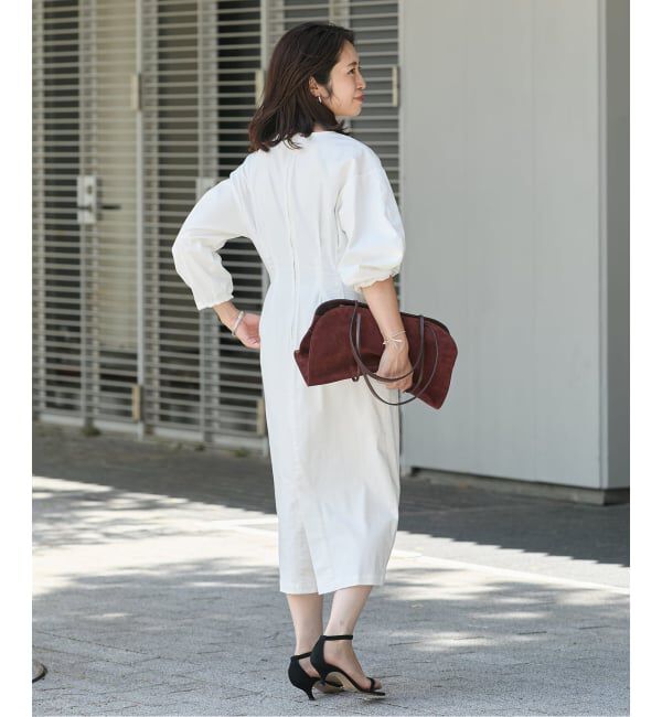 VERMEIL par iena「ストレッチデニムウエストシェイプワンピース」|ワンピース|