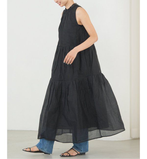 IENA「MARILYN MOON/マリリンムーン Sheer gather OP ワンピース」|ワンピース|