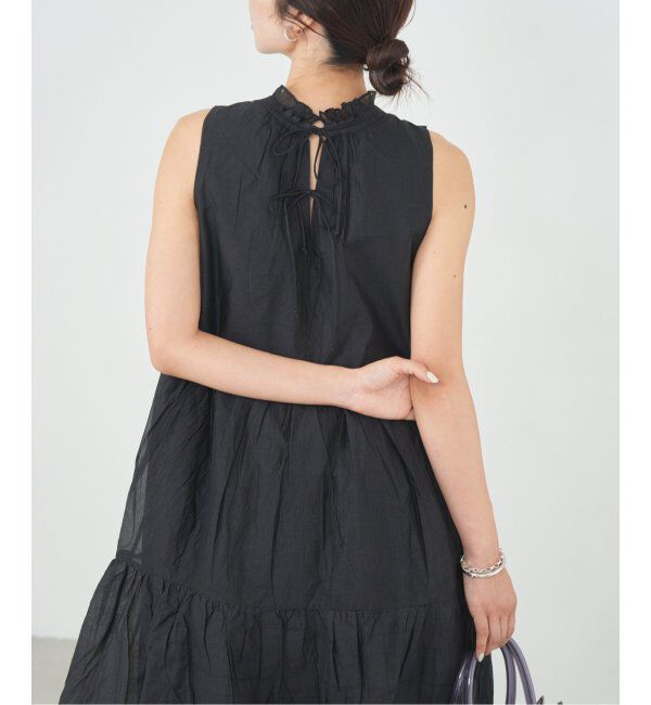 IENA「MARILYN MOON/マリリンムーン Sheer gather OP ワンピース」|ワンピース|