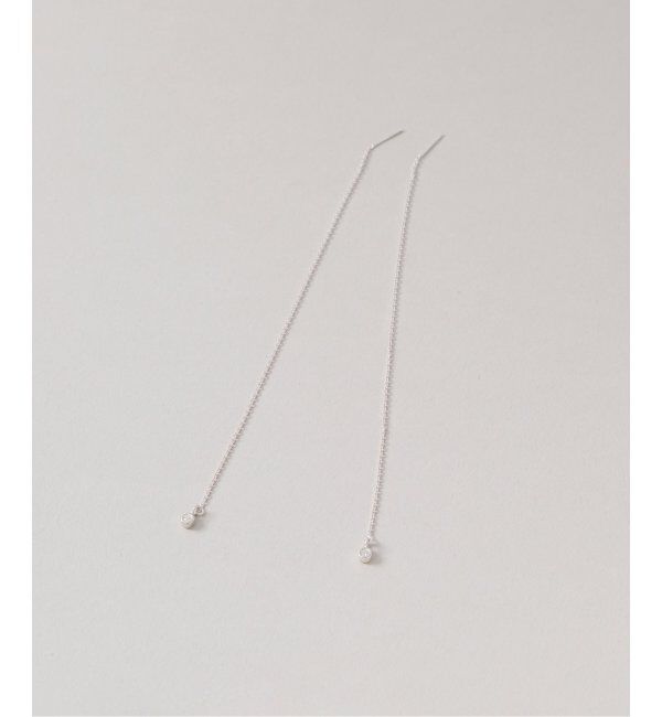 SLOBE IENA「unique/ユニーク SLOBE別注 ダイヤモンドチェーンピアス」|ピアス|