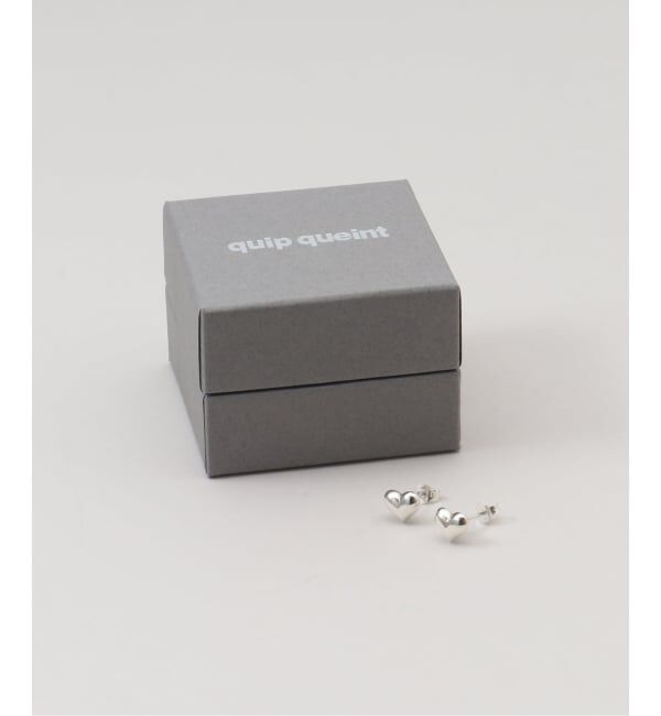 IENA LA BOUCLE「QUIP QUEINT/クイップ クエイント CHUNKY HEART STUD ピアス QU207」|ピアス|