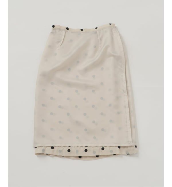 SLOBE IENA「【Jeu de Coeurs & Pois】ドットスカート」|スカート|