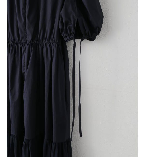 IENA LA BOUCLE「ULLA JOHNSON/ウラ ジョンソン collage short sleeve midi d PF250155」|ワンピース|