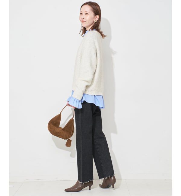 SLOBE IENA「《WEB限定/追加》スパンコールニット」|ニット・セーター|