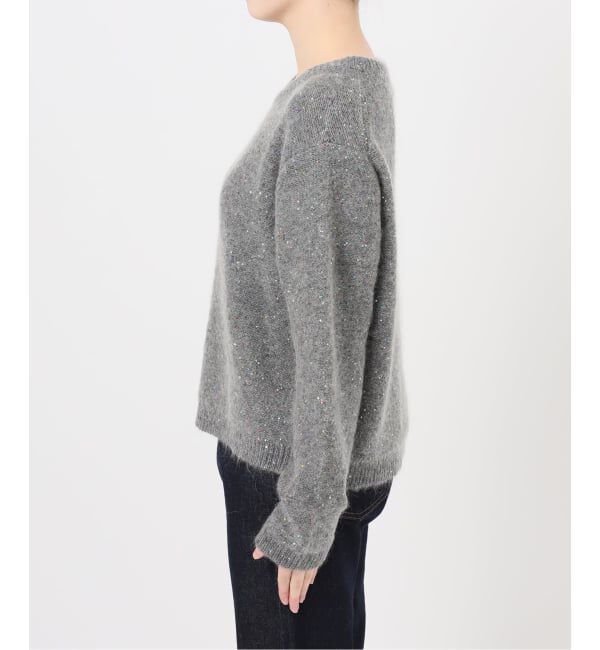 SLOBE IENA「《WEB限定/追加》スパンコールニット」|ニット・セーター|