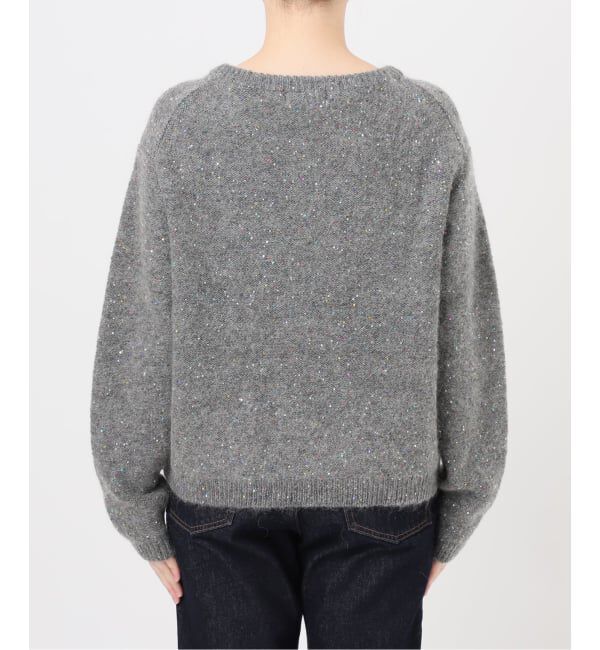 SLOBE IENA「《WEB限定/追加》スパンコールニット」|ニット・セーター|