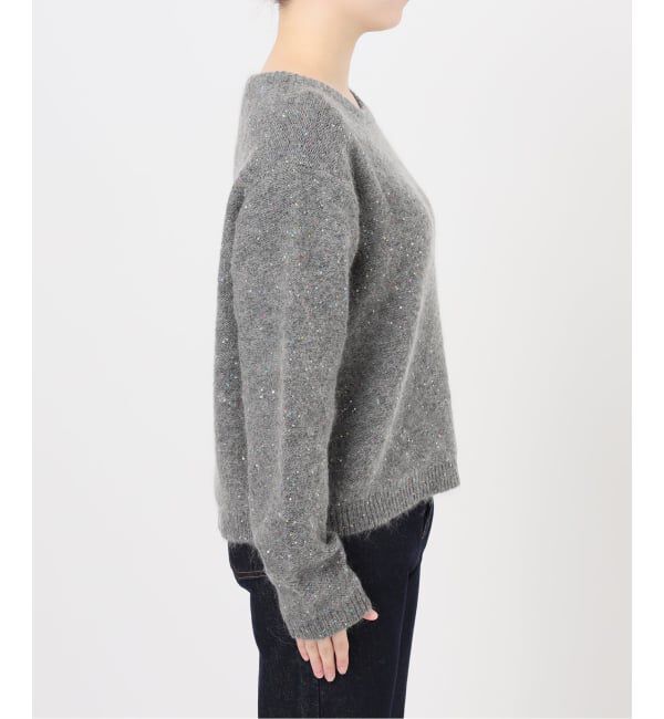 SLOBE IENA「《WEB限定/追加》スパンコールニット」|ニット・セーター|