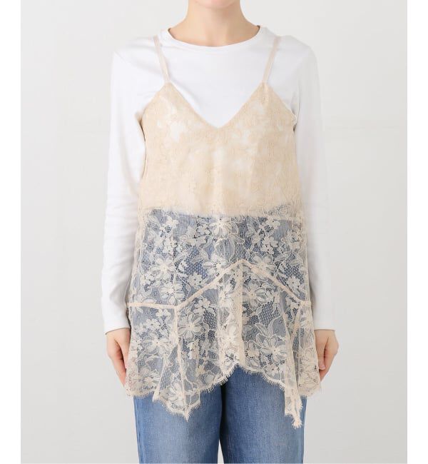 IENA「ROSEANNA/ローズアンナ TOP キャミソール #W25CHANLATTE」|キャミソール|