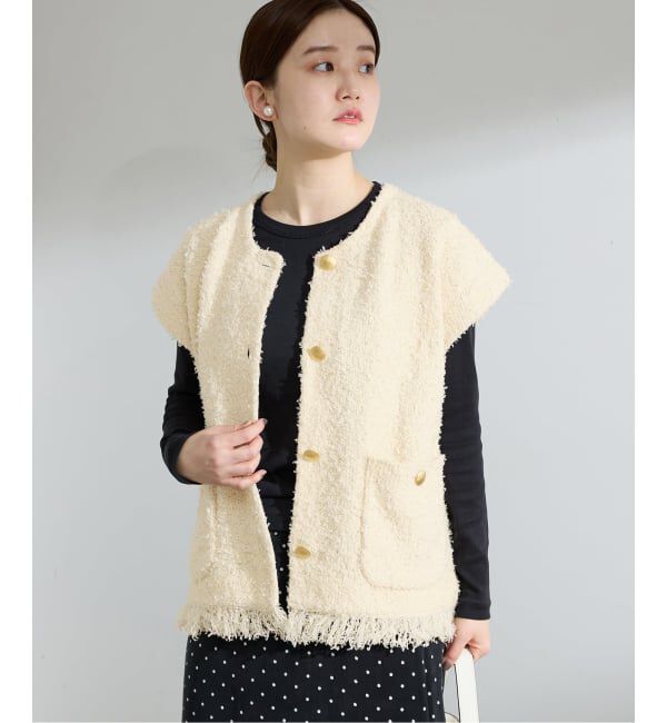 IENA「《予約》ミックスツイードベスト」|その他|