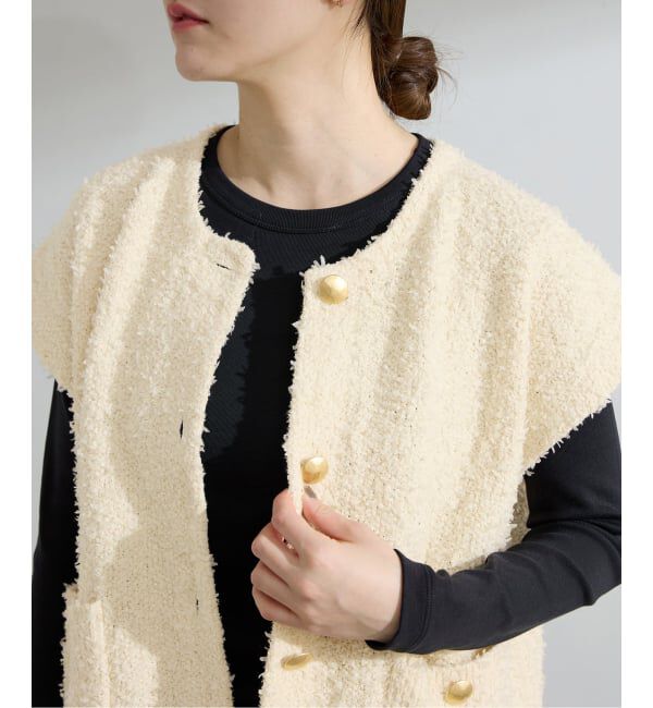 IENA「《予約》ミックスツイードベスト」|その他|