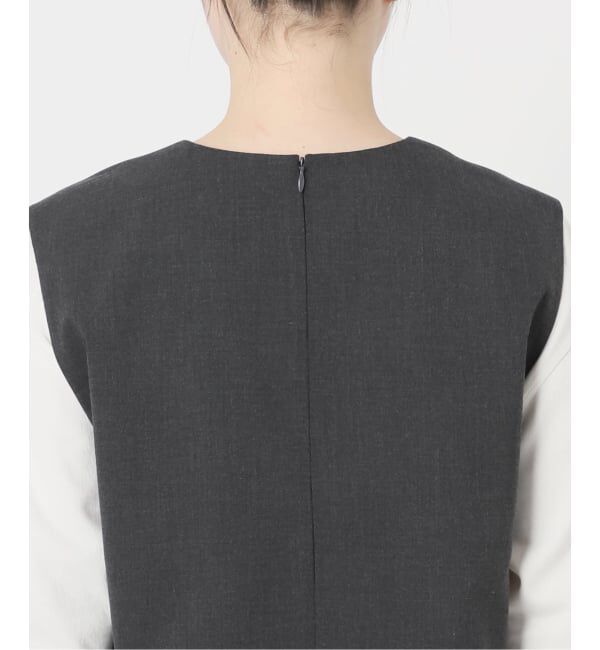 SLOBE IENA「《WEB限定/追加予約》TR Vネックジャンパースカート」|ワンピース|