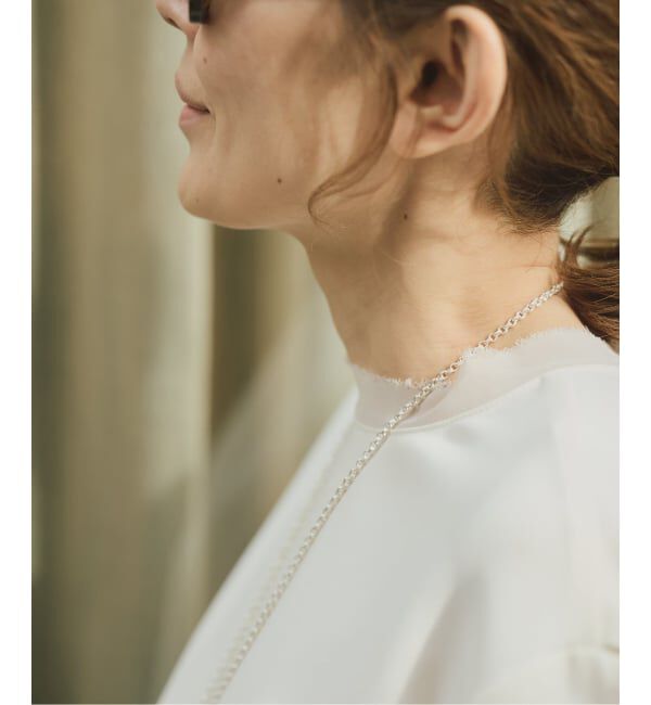 VERMEIL par iena「《予約》Minimal Double Cross ブラウス」|シャツ・ブラウス|