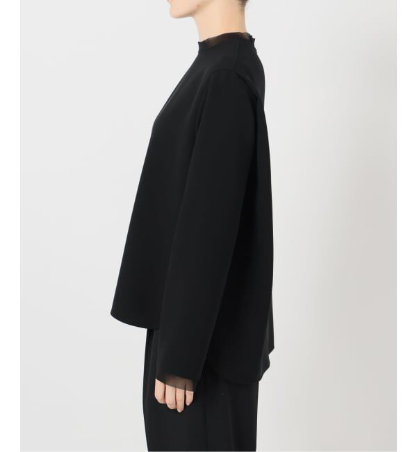 VERMEIL par iena「《予約》Minimal Double Cross ブラウス」|シャツ・ブラウス|