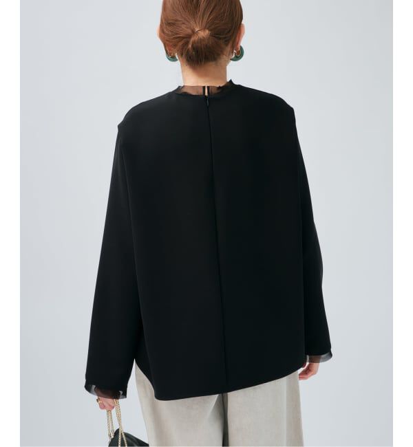 VERMEIL par iena「《予約》Minimal Double Cross ブラウス」|シャツ・ブラウス|