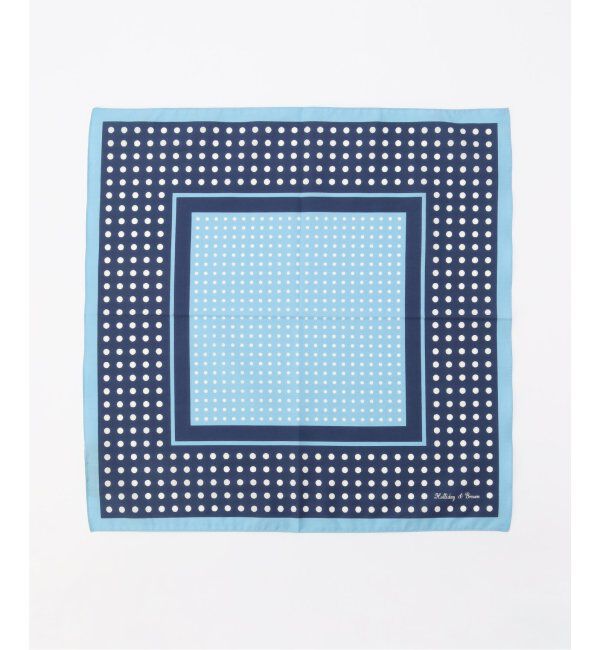 EDIFICE「Holliday & Brown (ホリデー & ブラウン) Dots Handkerchiefs A HBJ/44407」|バンダナ・スカーフ|