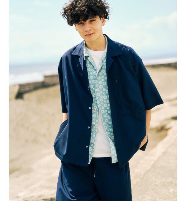 417 EDIFICE「追加 "WEB限定" オーバーサイズシャツ＆ワイドスラックス サイクルセットアップ」|シャツ・ブラウス|