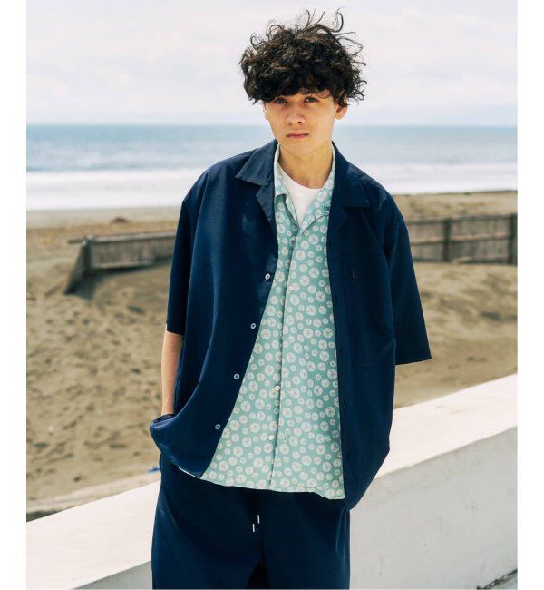 417 EDIFICE「追加 "WEB限定" オーバーサイズシャツ＆ワイドスラックス サイクルセットアップ」|シャツ・ブラウス|