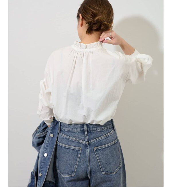 JOURNAL STANDARD relume「《追加8》ハイカウントコットンスタンドカラー2way」|シャツ・ブラウス|