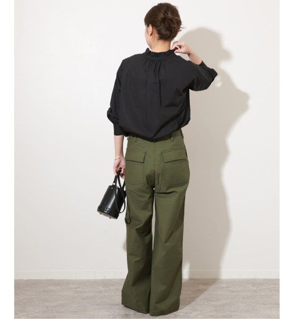 JOURNAL STANDARD relume「《追加8》ハイカウントコットンスタンドカラー2way」|シャツ・ブラウス|