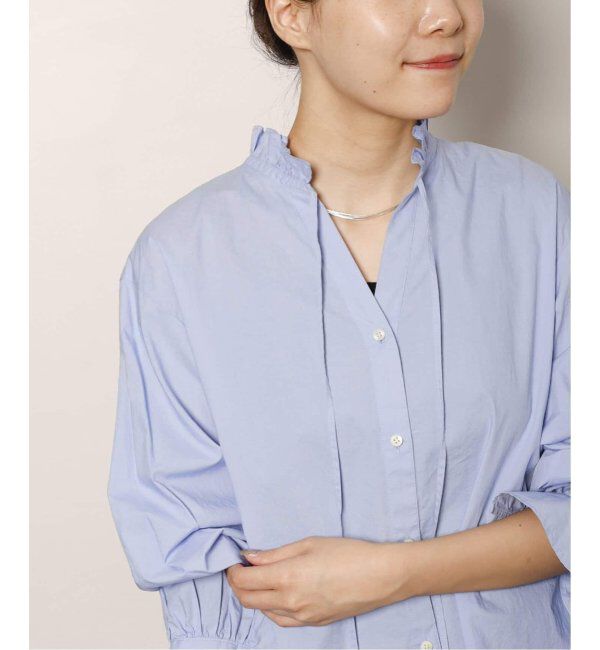 JOURNAL STANDARD relume「《追加8》ハイカウントコットンスタンドカラー2way」|シャツ・ブラウス|