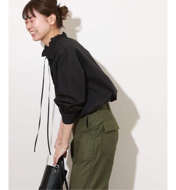 JOURNAL STANDARD relume「《追加8》ハイカウントコットンスタンドカラー2way」|シャツ・ブラウス|