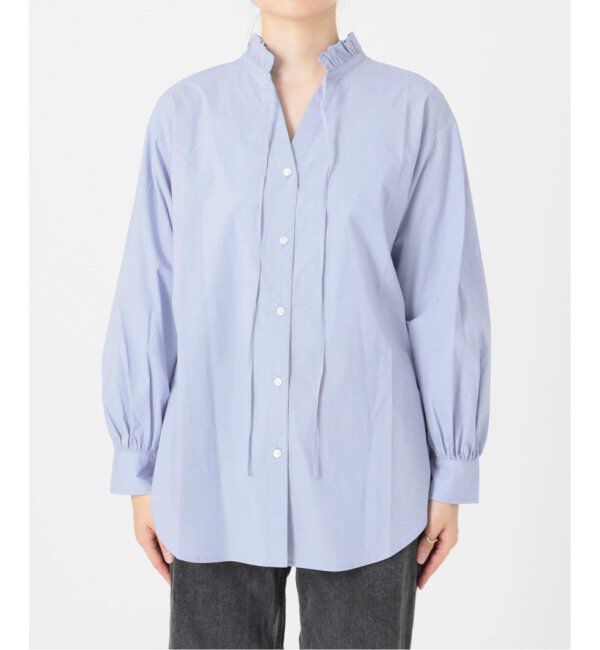 JOURNAL STANDARD relume「《追加8》ハイカウントコットンスタンドカラー2way」|シャツ・ブラウス|