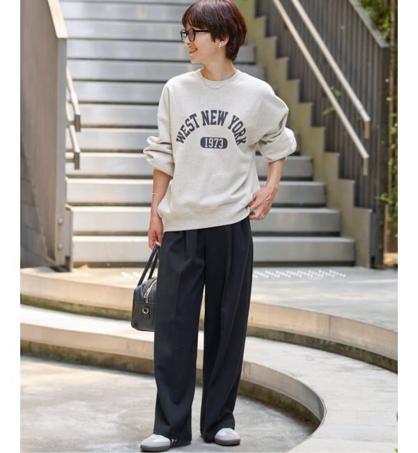 ヴィンテージライクカレッジロゴスウェット（JOURNAL STANDARD relume