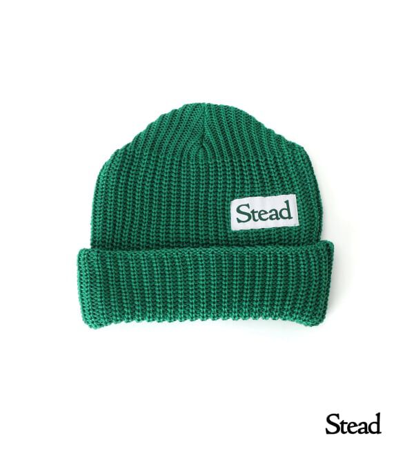 J.S.Homestead「Stead / ボリューム アップ ウォッチ キャップ」|ニット帽|グリーン