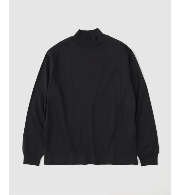 JOURNAL STANDARD「handvaerk / ハンドバーク モックネック L/S T-SHIRT」|Tシャツ・カットソー|ブラック