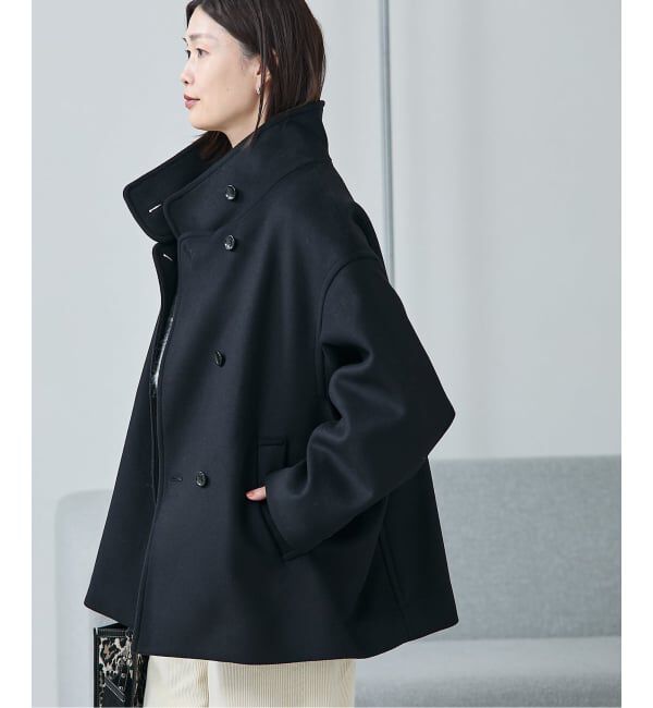 追加3》MANTECO/TWEEDスタンドショートコート（journal standard L