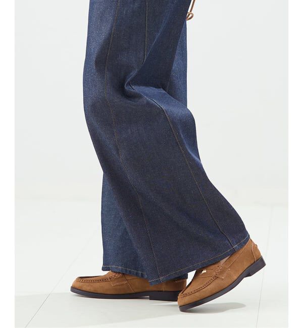 journal standard L'essage「《予約》 別注【CAMINANDO】スエード ALMOND TOE PENNY L：ローファー」|ローファー|