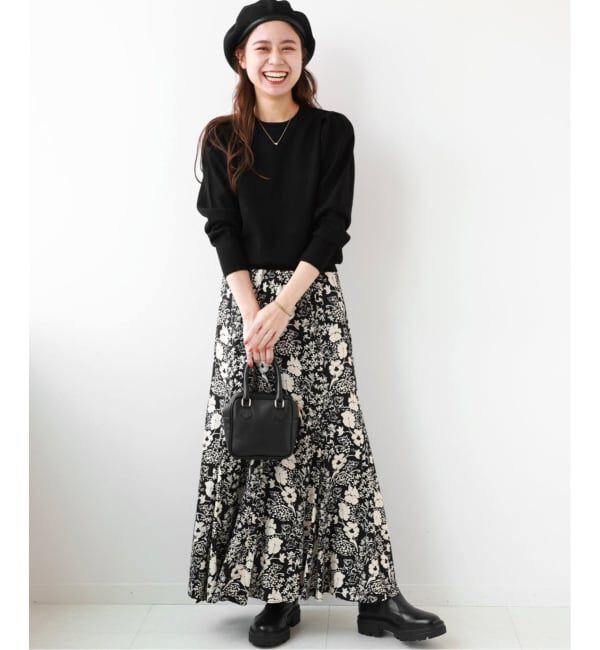 JOURNAL STANDARD relume「《WEB限定追加予約》レトロフラワープリントマーメイドスカート」|スカート|