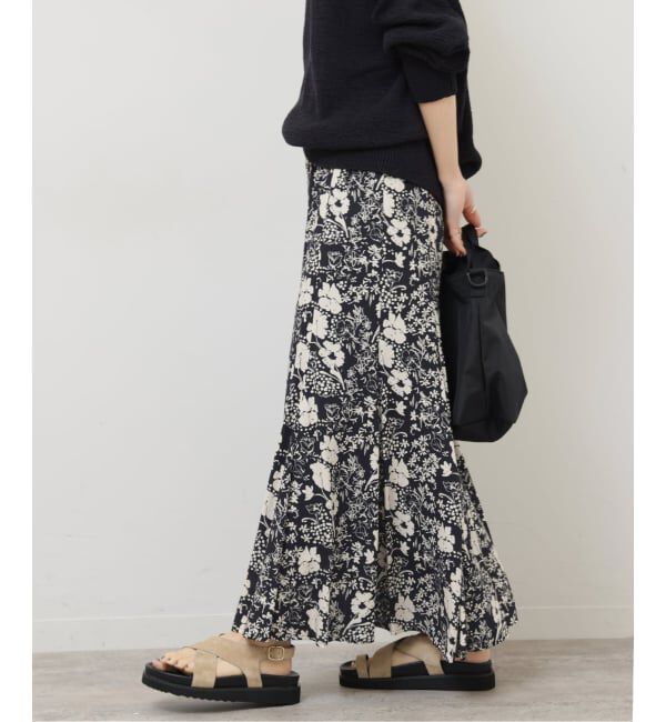 JOURNAL STANDARD relume「《WEB限定追加予約》レトロフラワープリントマーメイドスカート」|スカート|