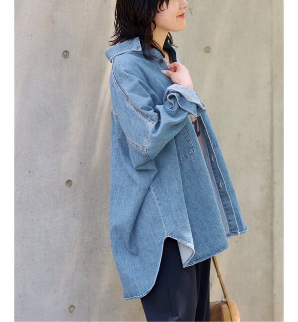 JOURNAL STANDARD relume「《追加予約》【LANCER/ランサー】デニムビッグシャツ」|シャツ・ブラウス|