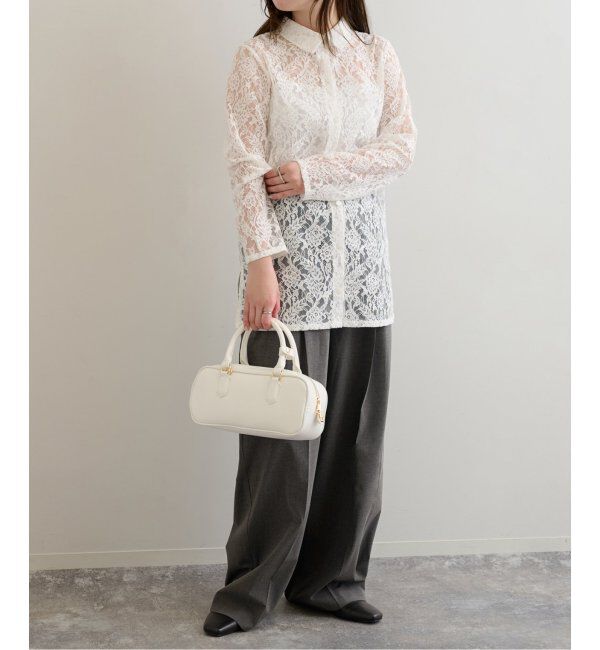 U by SPICK&SPAN「《追加》2WAYトロタックイージーワイド」|スラックス|