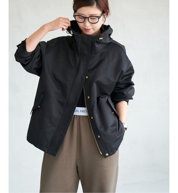Spick and Span「《WEB限定 / 追加》撥水マウンテンパーカー」|ブルゾン・スタジャン|ブラック