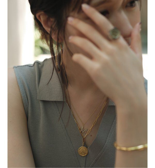 NOBLE「【NOBLE&times;L'AUBE BLANC】ミラノリブジャージワンピース」|ワンピース|