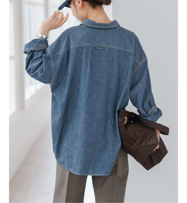 Spick and Span「Levi&rsquo;s/リーバイス 別注SMU LS ZANDT CROPPED SHIRT」|シャツ・ブラウス|