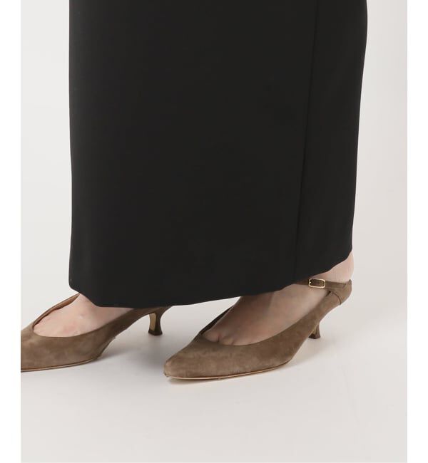 NOBLE「《26SS先行予約》ラフィネダブルクロスソフトスクエアワンピース」|ワンピース|