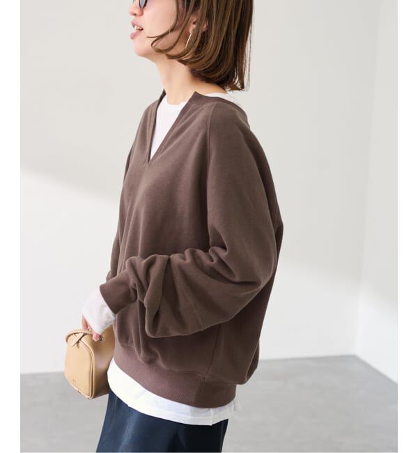 FRAMeWORK「≪予約≫Butter Terry キーネックスウェット」|スウェット・ジャージ|