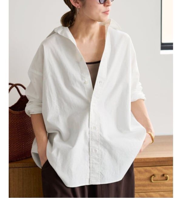 FRAMeWORK「≪追加予約≫コットンレギュラーカラーシャツ」|シャツ・ブラウス|