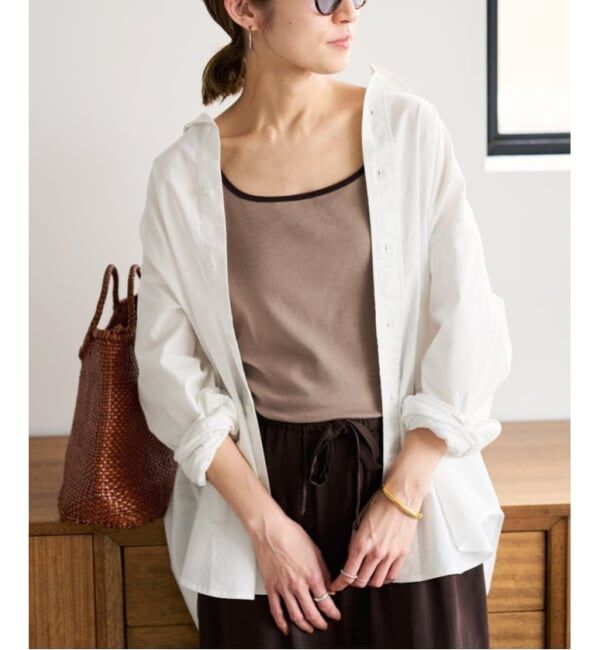 FRAMeWORK「≪追加予約≫コットンレギュラーカラーシャツ」|シャツ・ブラウス|