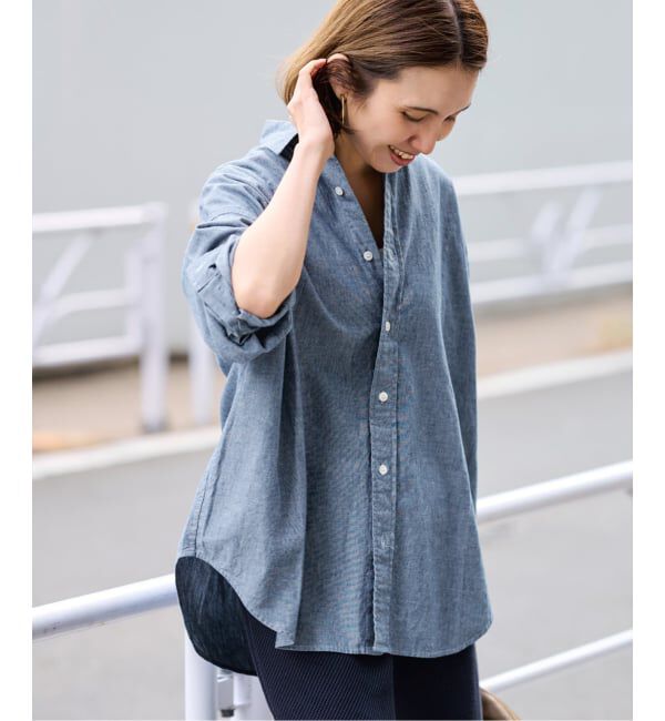 FRAMeWORK「≪追加予約≫ダンガリーシャツ」|シャツ・ブラウス|