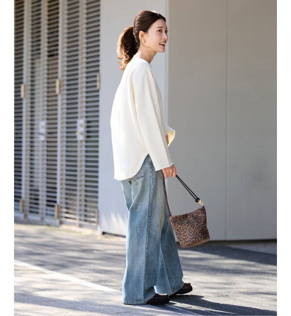 FRAMeWORK「≪予約≫DENIM DELIGHT DAYS/デニムデライトデイズ セルウィッチデニムワイドジーンズ」|デニム|