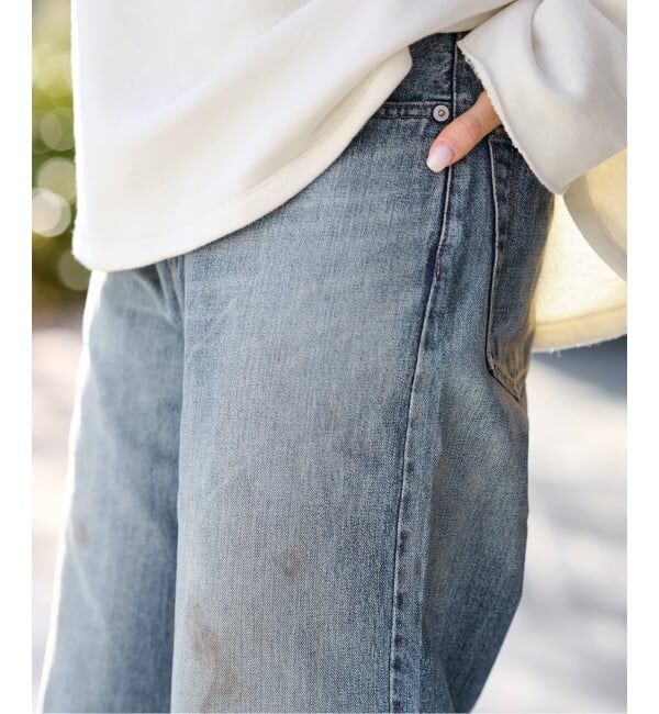 FRAMeWORK「≪予約≫DENIM DELIGHT DAYS/デニムデライトデイズ セルウィッチデニムワイドジーンズ」|デニム|