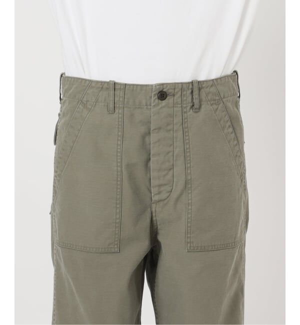 FRAMeWORK「≪予約≫ライトミリタリースラブベイカーパンツ」|カーゴ|