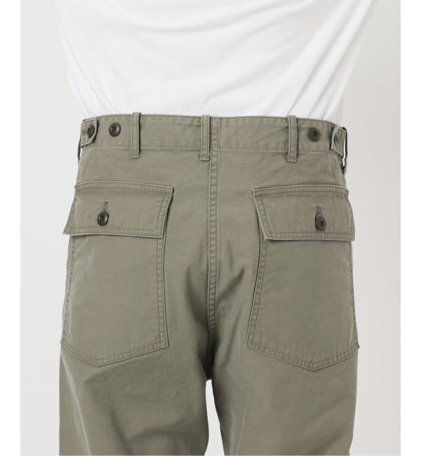 FRAMeWORK「≪予約≫ライトミリタリースラブベイカーパンツ」|カーゴ|