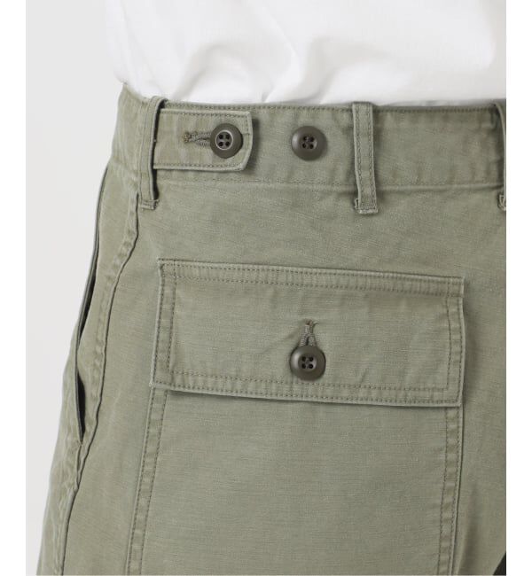 FRAMeWORK「≪予約≫ライトミリタリースラブベイカーパンツ」|カーゴ|